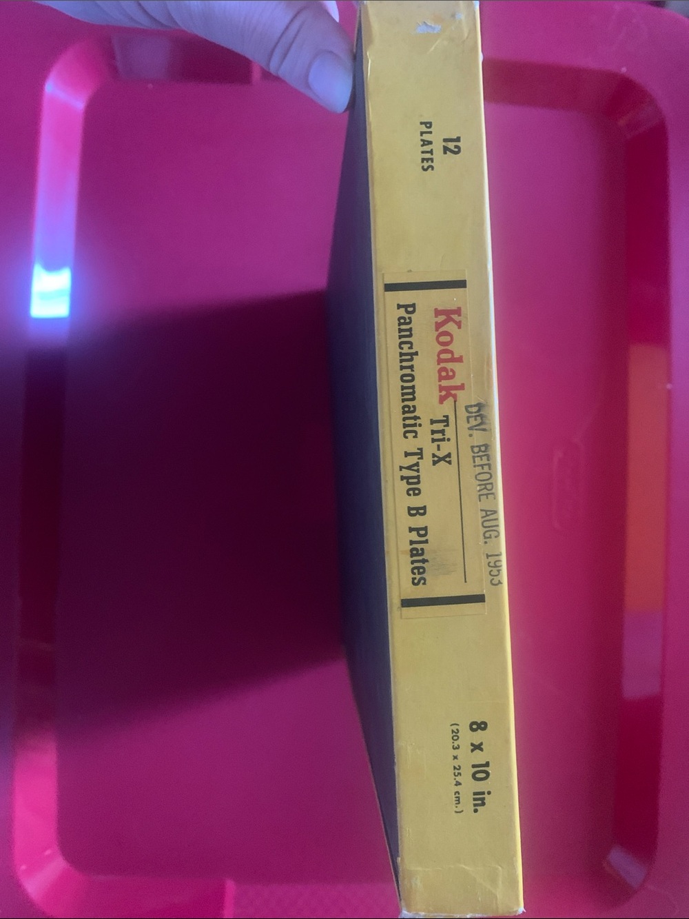 Kodak Yellow Photographic Plates with Black Label - Picture 3 of 5
